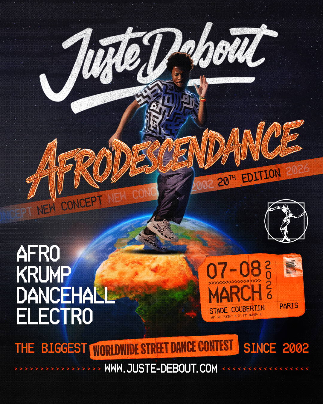 JUSTE DEBOUT AFRO DESCENDANT